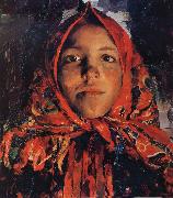 Filip Andreevich Malyavin Village girl oil painting artist